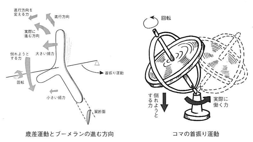 ブーメランはなぜ戻ってくるのか